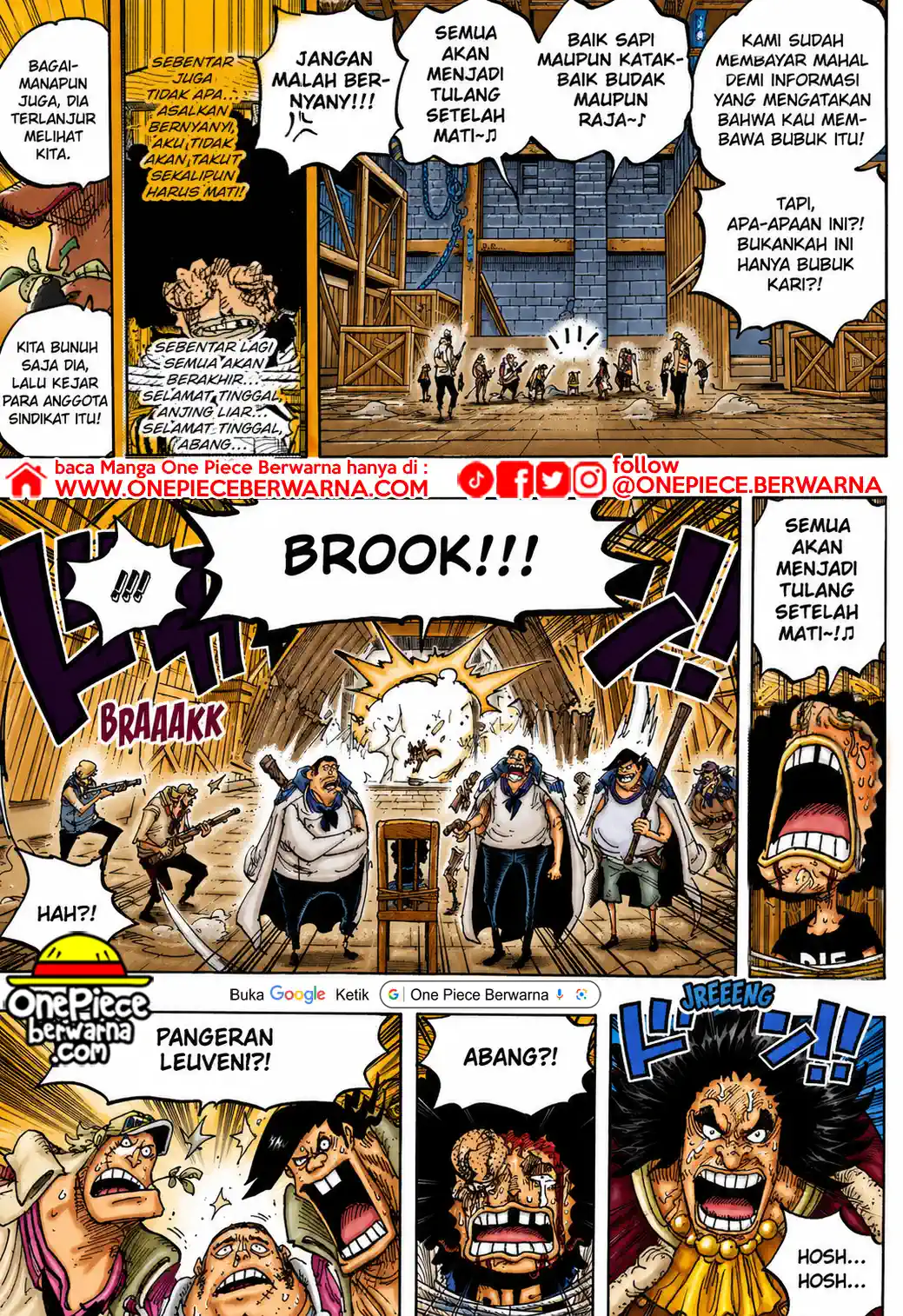 One Piece berwarna 1184 1185 1186 bahasa indonesia